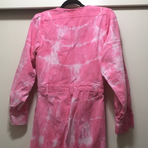 LOVESHACKFANCY
Paca tie-dyed belted denim jumpsuit - Picture 8 of 10